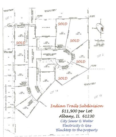 Lot 112 Garrett Avenue, Albany, IL 61230