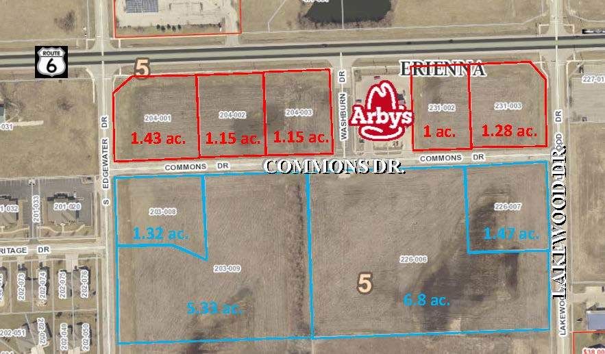 Lot 3,4,5,7,8 Edgewater Commons Drive — Morris, IL 60450