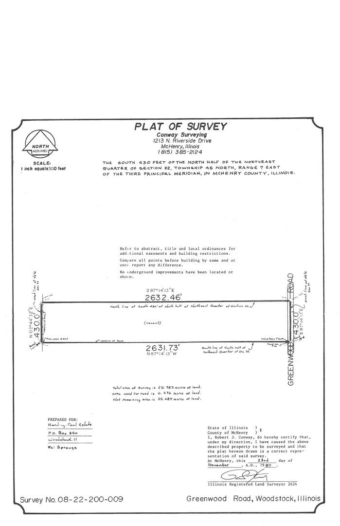 0 Greenwood Road, Bull Valley, IL 60098