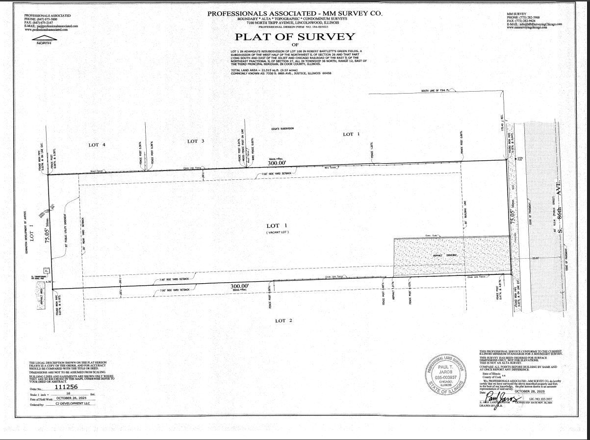 7330 S 86th Avenue — Justice, IL 60458