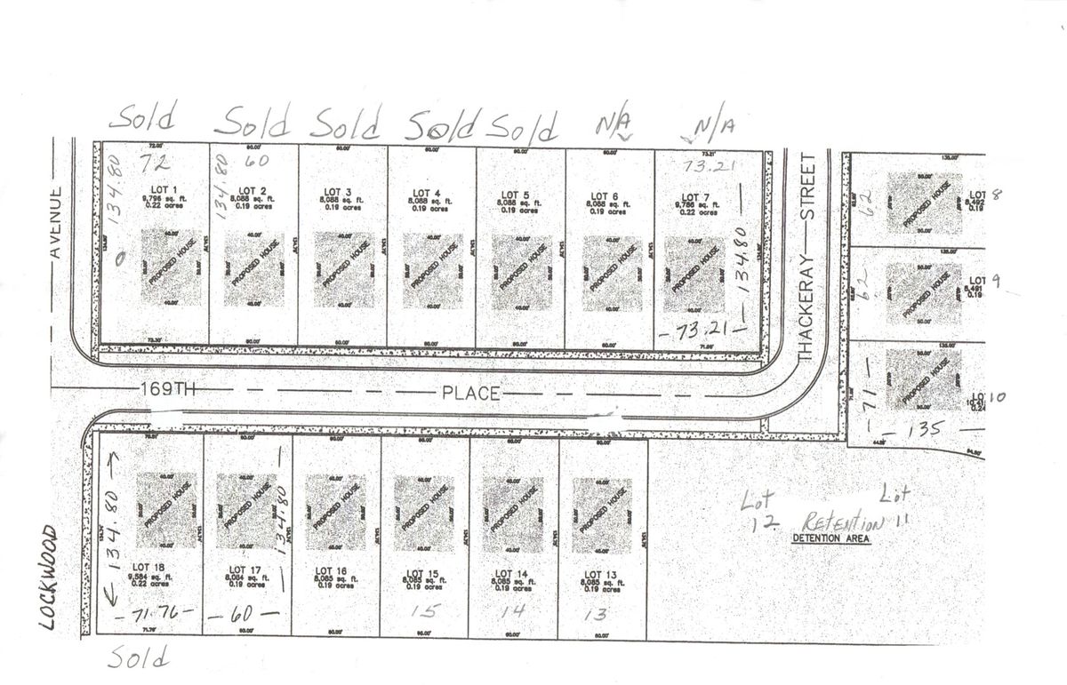 16352 169 Lot #7 Place, Oak Forest, IL 60452