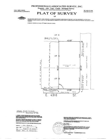 58 E 43rd Street — Chicago, IL 60653