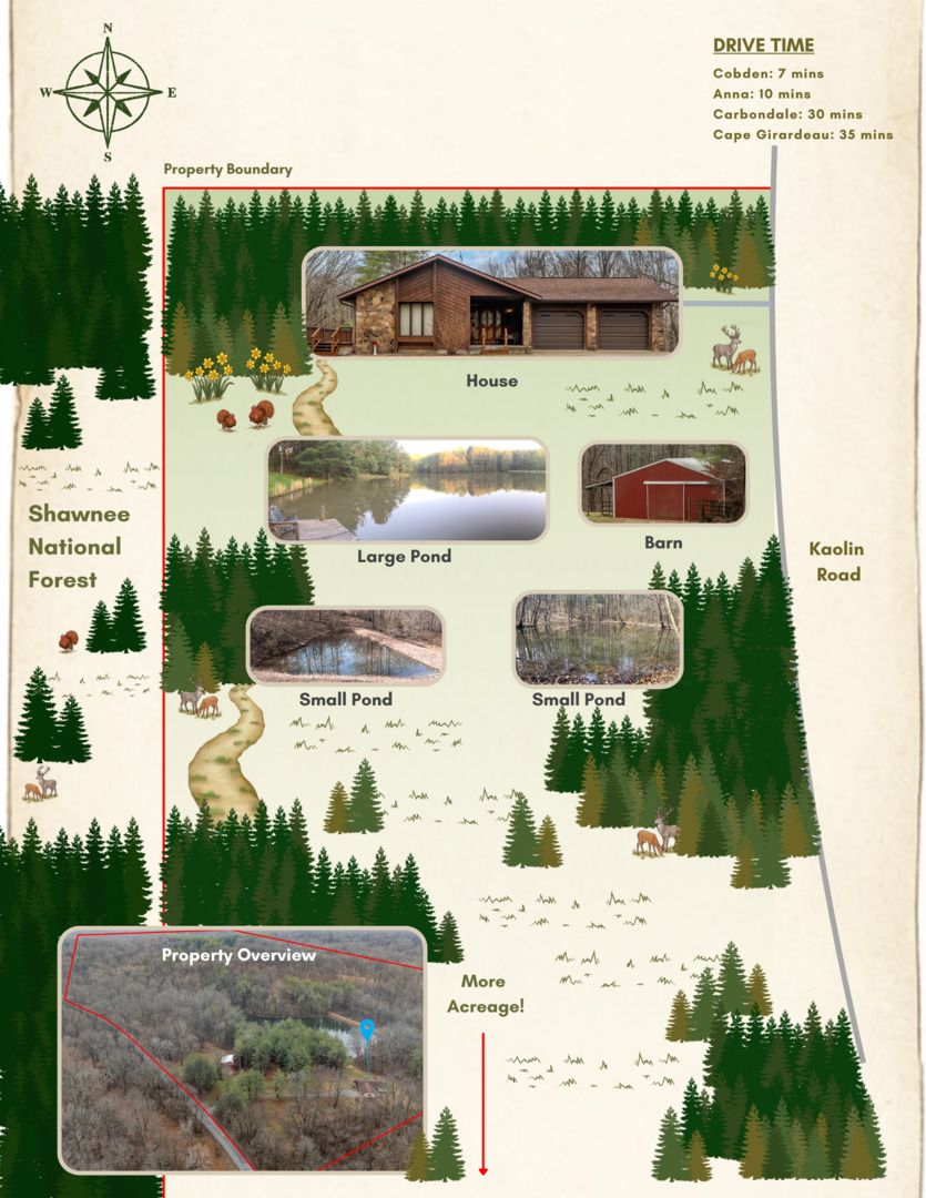 3085 Kaolin Road, Cobden, IL 62920