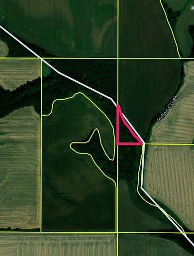 0720400003 PART W N 1/2 W OF CREEK SE 1/4 SECTION 20 3 ACRES — Wyoming, IL 61491