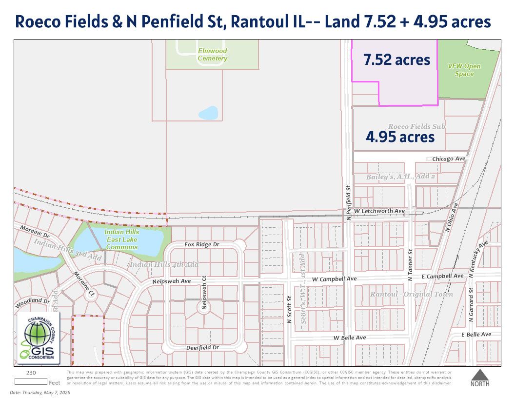 640 PENFIELD Street N, Rantoul, IL 61866